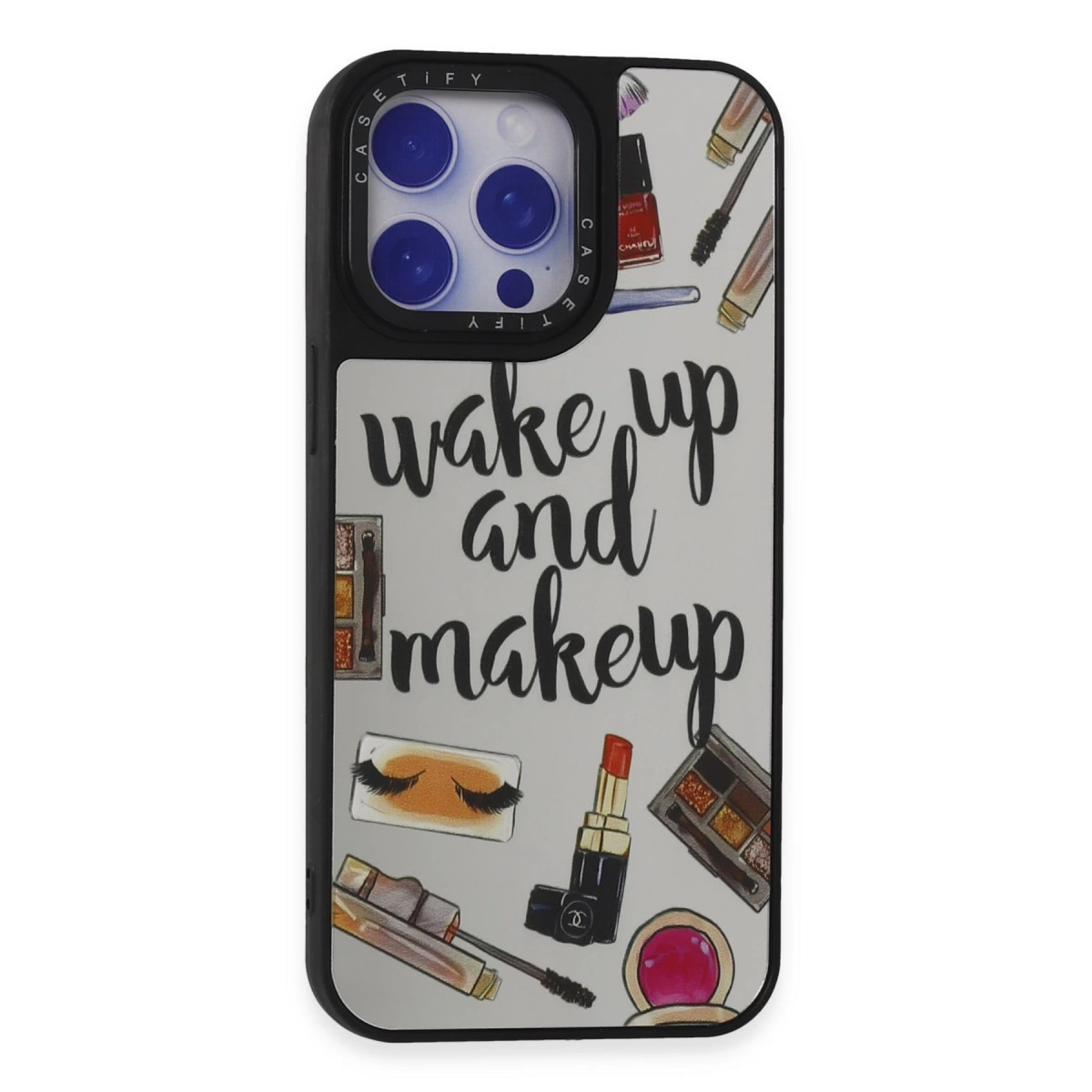 NEWFACE iPhone 15 Pro Uyumlu Mirror Desenli Kapak Telefon Kılıfı Çok Renkli