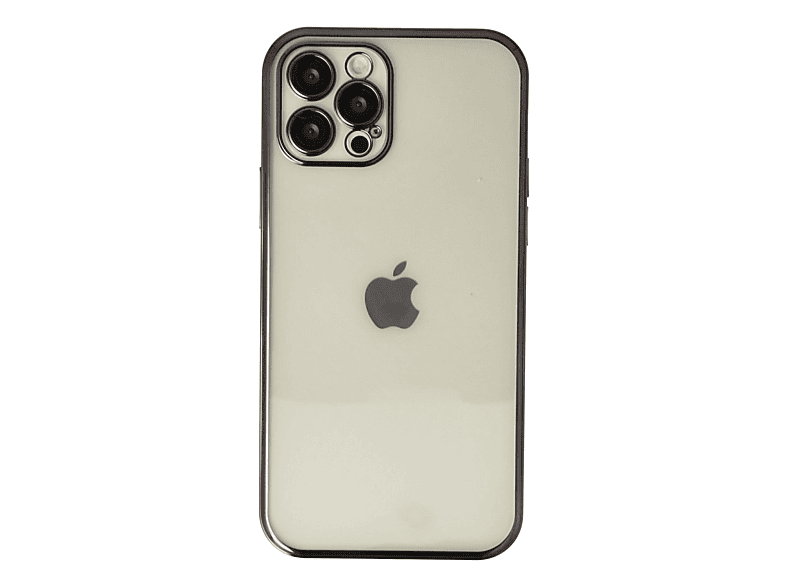 NEWFACE iPhone 12 Pro Uyumlu Kamera Korumalı Lensli Silikon Telefon Kılıfı Siyah