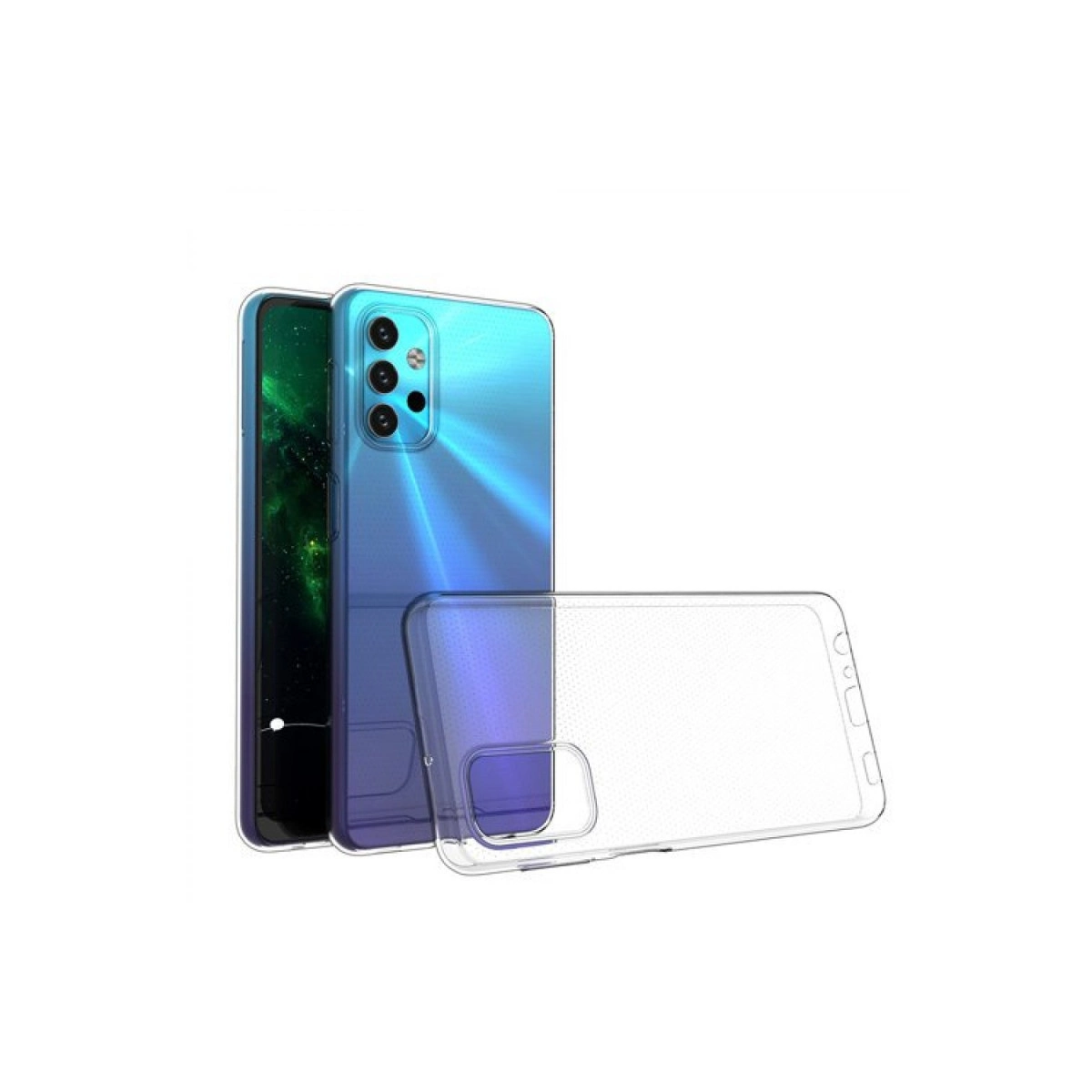 NEWFACE Samsung Galaxy A32 5G Uyumlu Lüx  Silikon Telefon Kılıfı Şeffaf