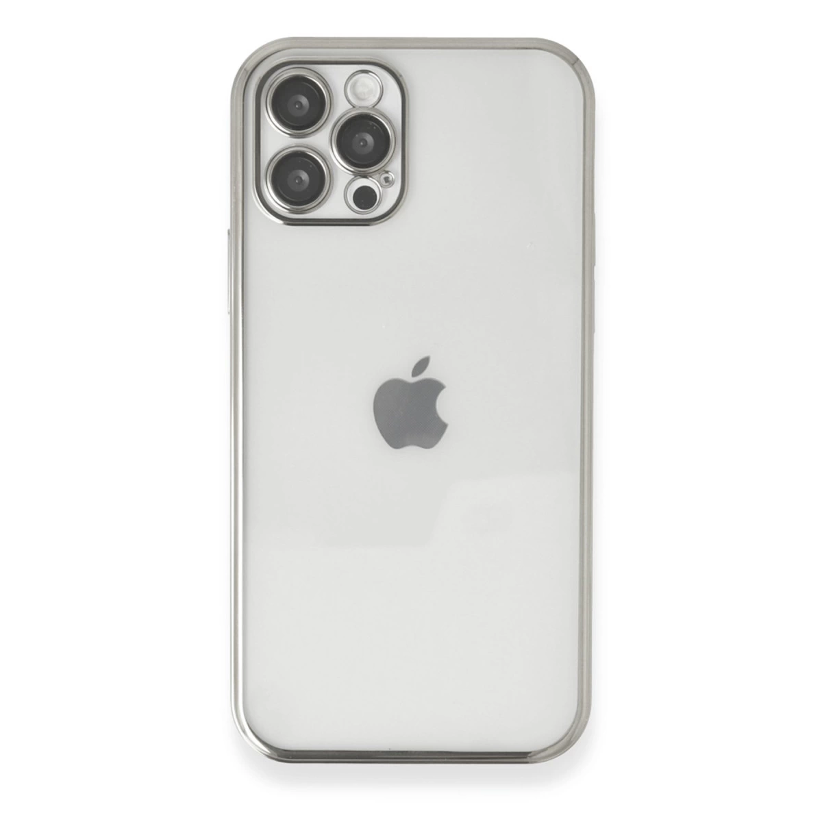 Dört kameralı iPhone arkası ve Apple logosu.