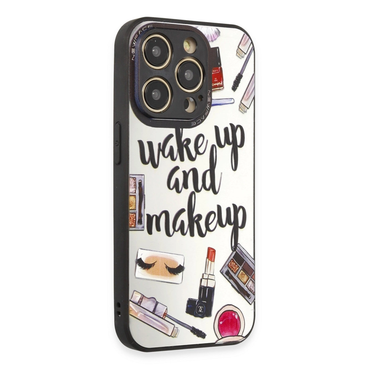 NEWFACE iPhone 12 Pro Uyumlu Mirror Desenli Kapak Telefon Kılıfı Çok Renkli