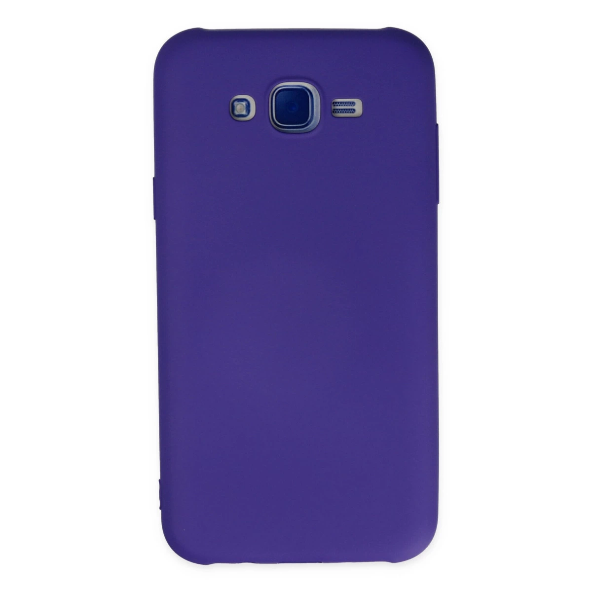 NEWFACE Samsung Galaxy J7 Uyumlu Nano İçi Kadife Silikon Telefon Kılıfı Mor