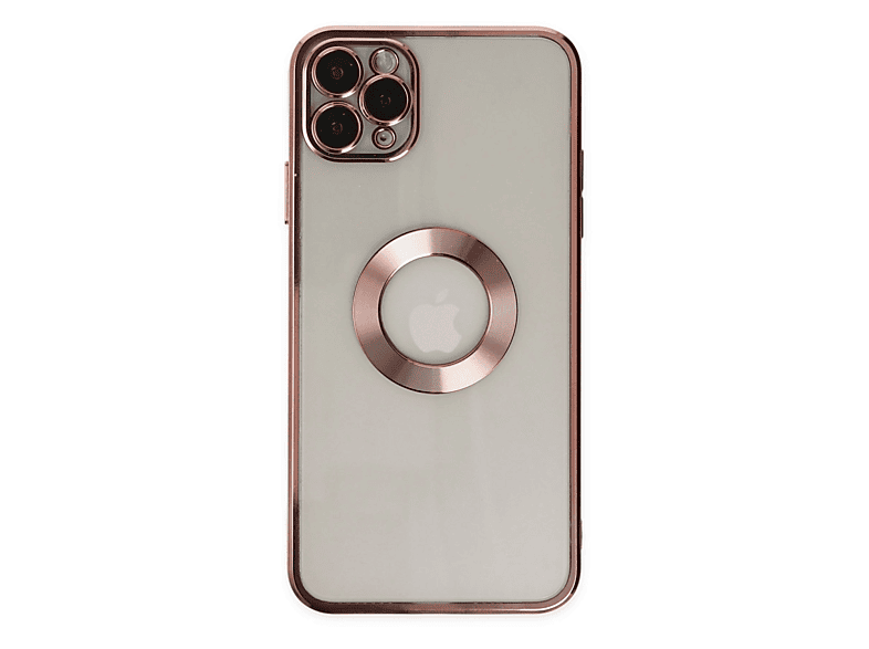 NEWFACE iPhone 11 Pro Uyumlu Slot Silikon Telefon Kılıfı Rose Gold