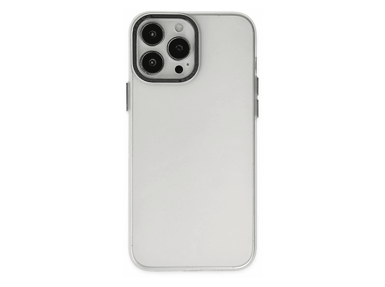NEWFACE iPhone 13 Pro Max Uyumlu Modos Metal Kapak Telefon Kılıfı Şeffaf