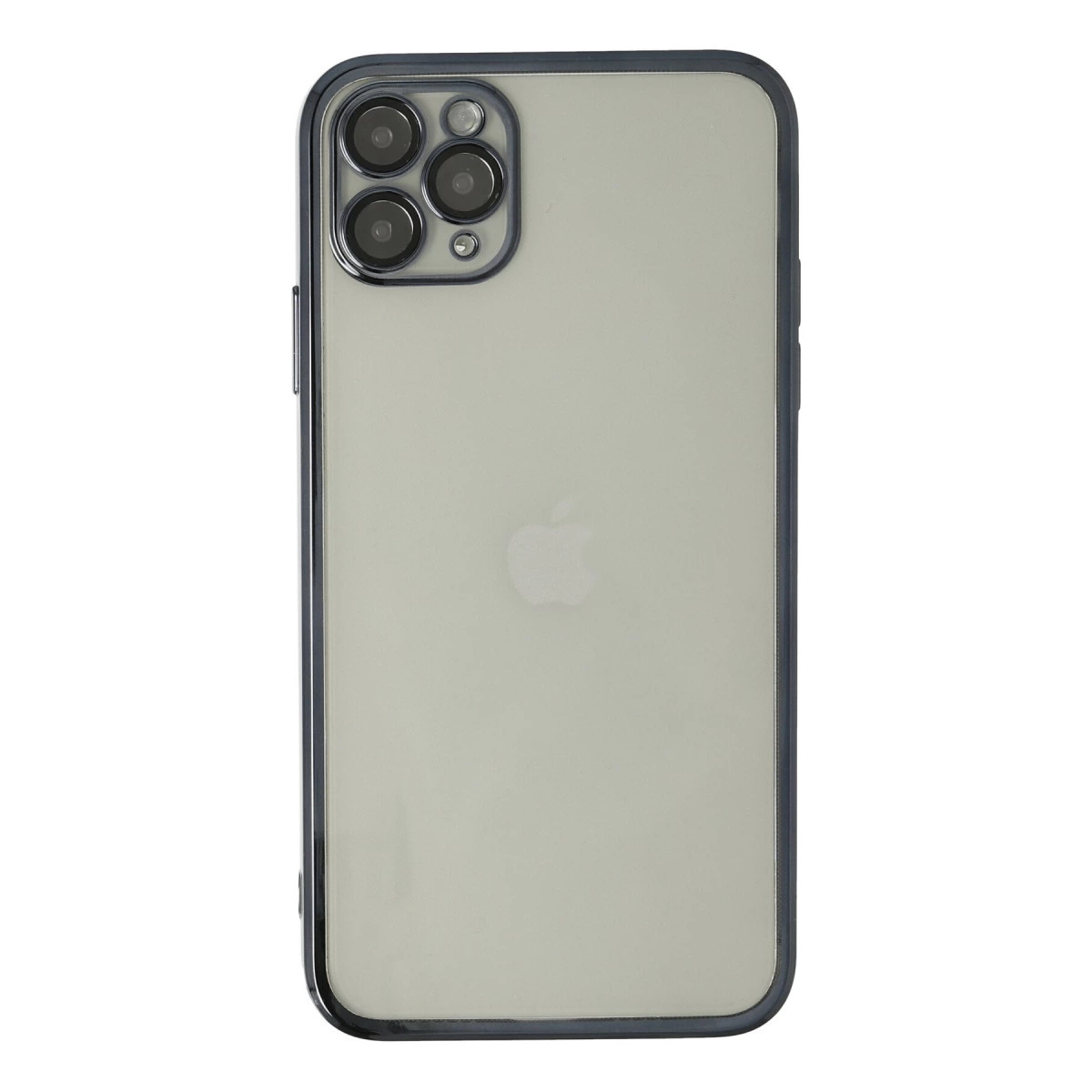 NEWFACE iPhone 11 Pro Uyumlu Kamera Korumalı Lensli Silikon Telefon Kılıfı Siyah