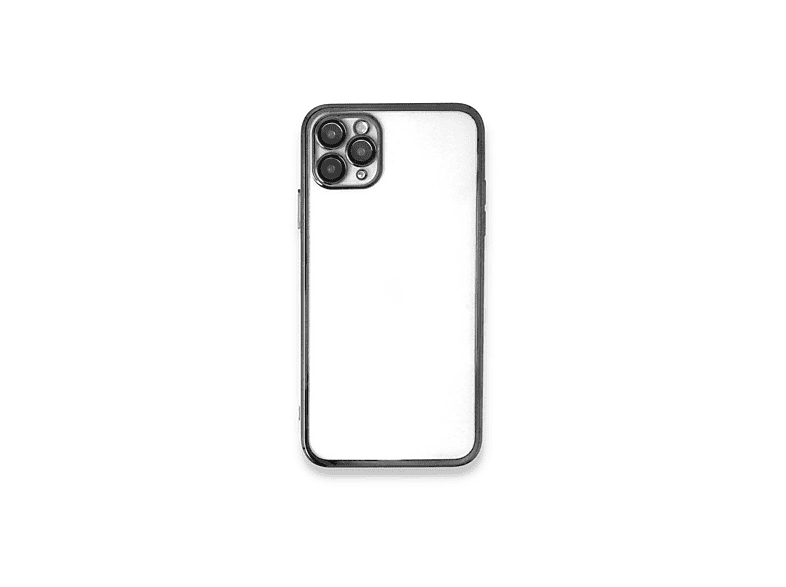 NEWFACE iPhone 11 Pro Max Uyumlu Kamera Korumalı Lensli Silikon Telefon Kılıfı Gümüş