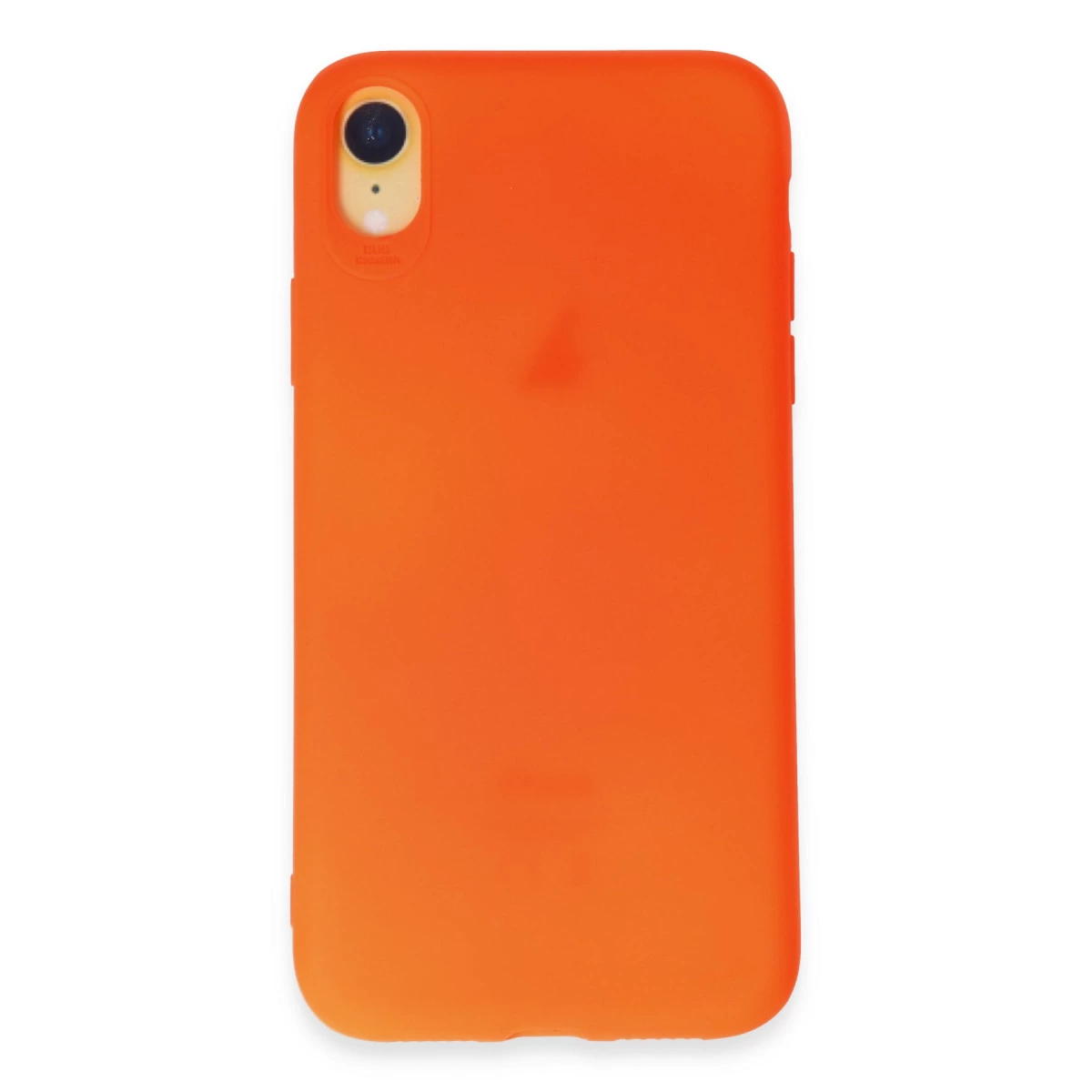 NEWFACE iPhone Xr Uyumlu First Silikon Telefon Kılıfı Turuncu