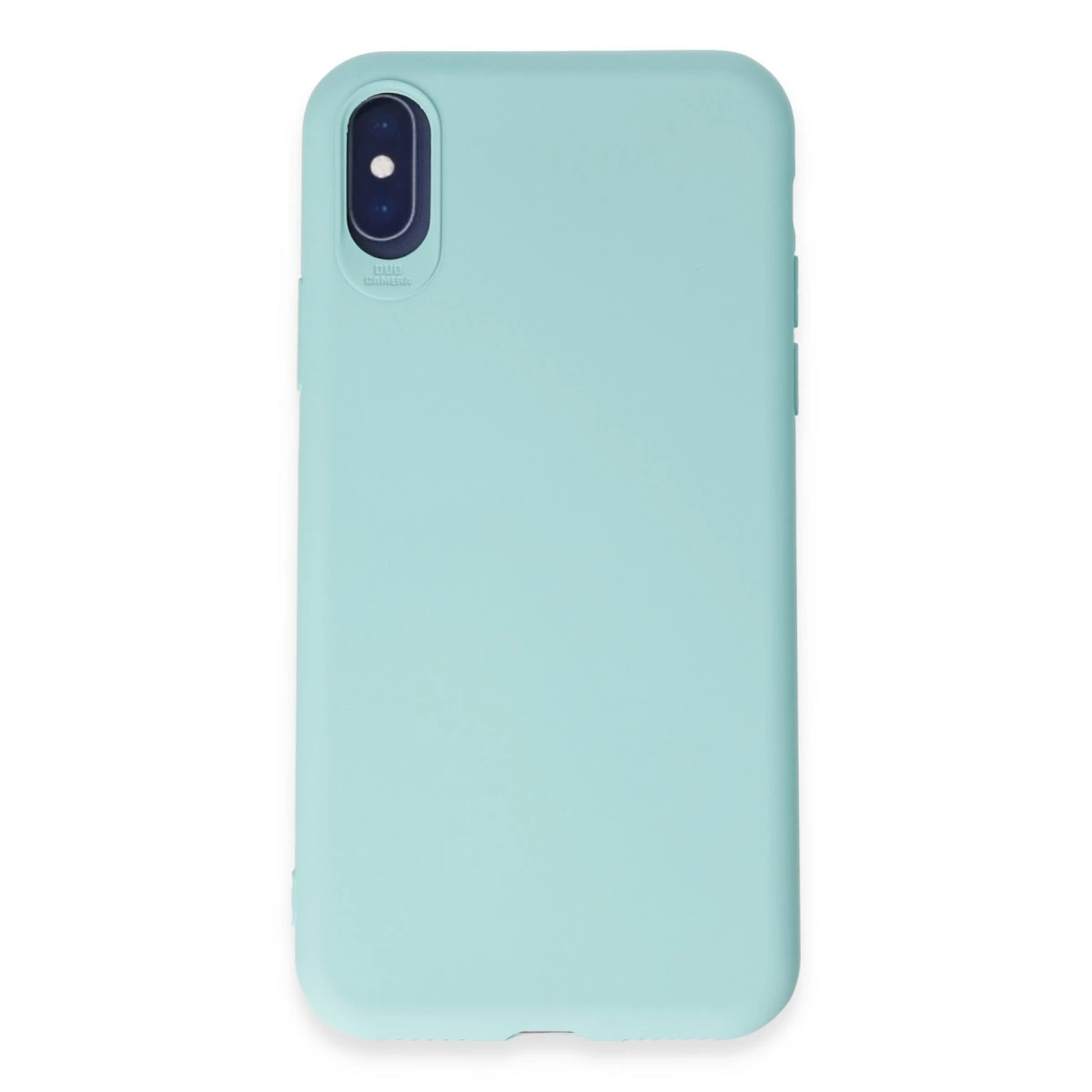NEWFACE iPhone X Uyumlu First Silikon Telefon Kılıfı Turkuaz