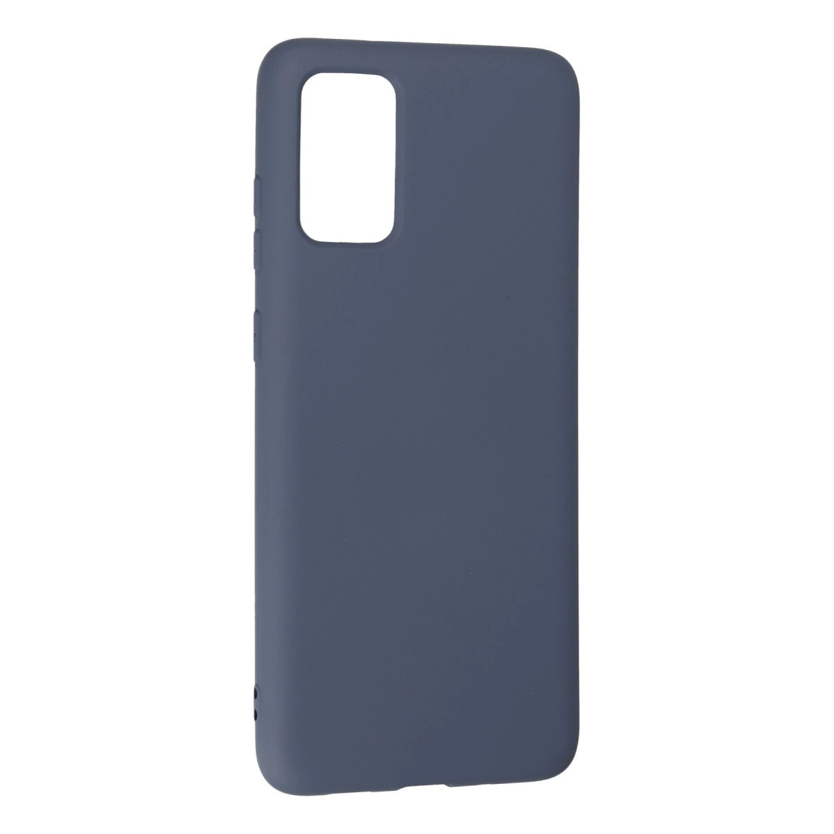Kamera için dikdörtgen kesimli koyu gri telefon kılıfı.