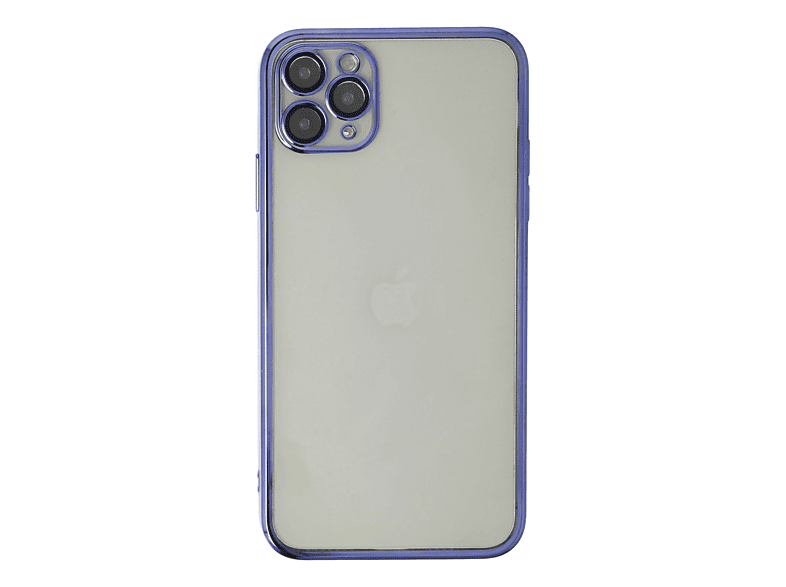 NEWFACE iPhone 11 Pro Max Uyumlu Kamera Korumalı Lensli Silikon Telefon Kılıfı Mor