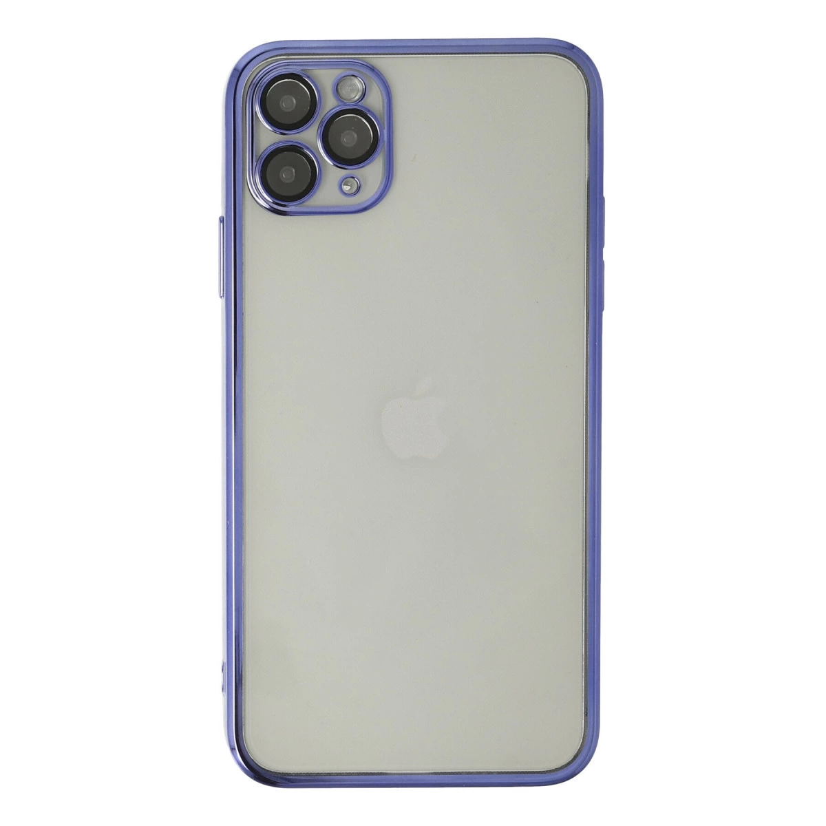 NEWFACE iPhone 11 Pro Uyumlu Kamera Korumalı Lensli Silikon Telefon Kılıfı Mor