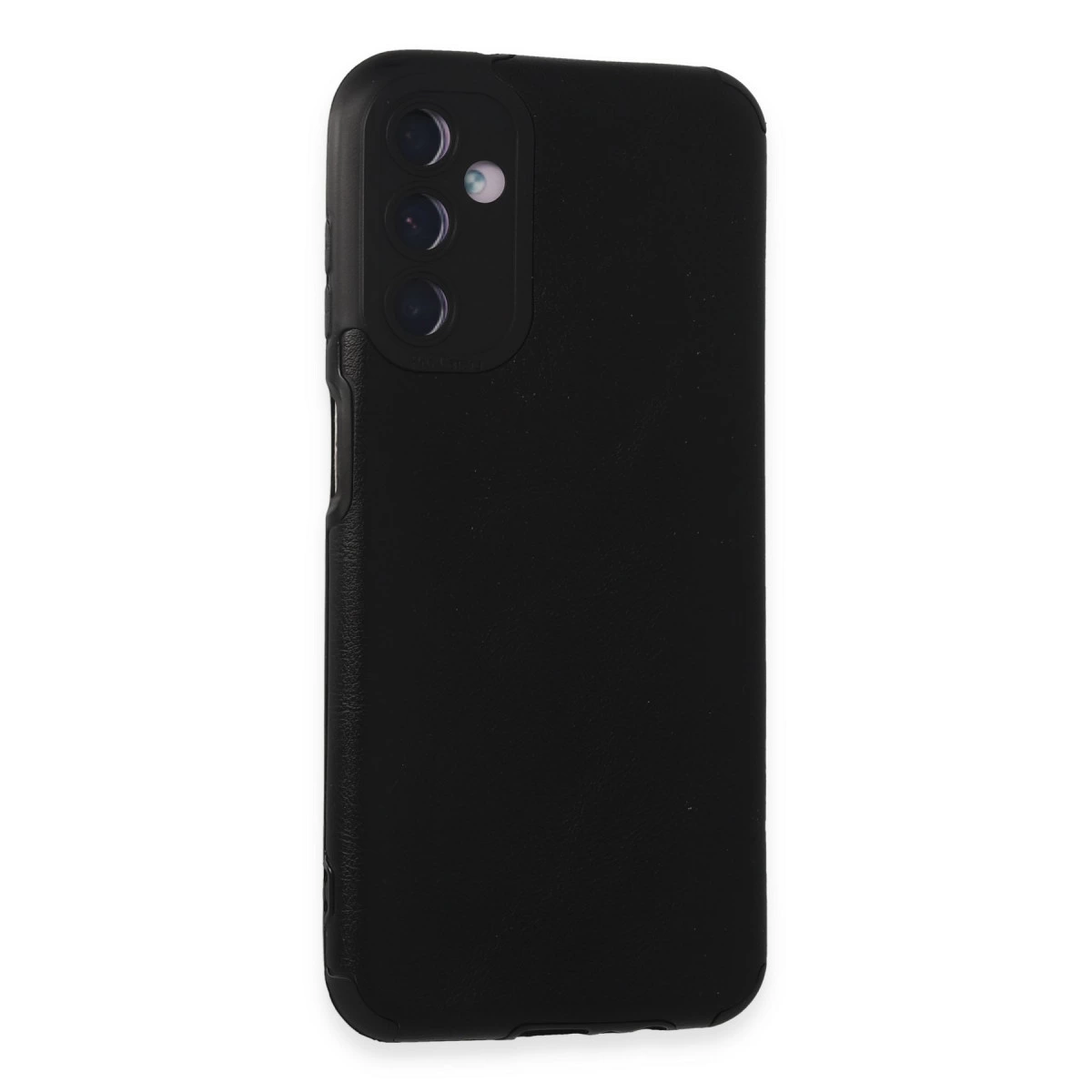 NEWFACE Samsung Galaxy M14 5G Uyumlu Loop Deri Silikon Telefon Kılıfı Siyah