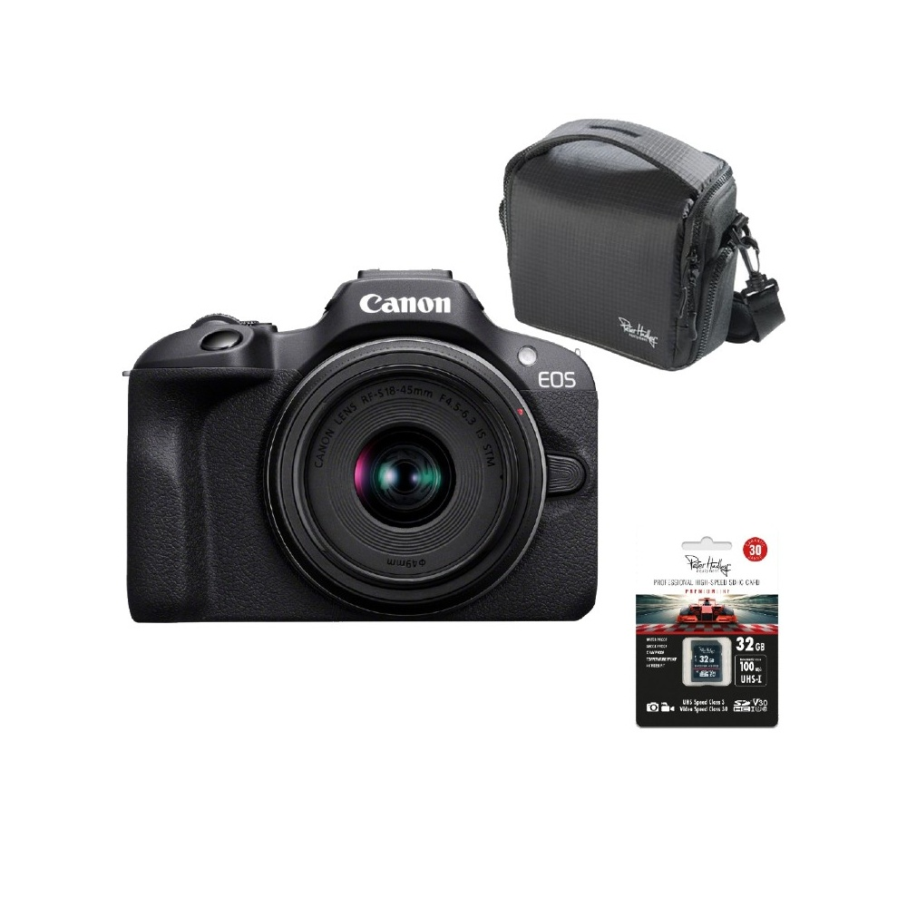 CANON EOS R100 + 18-45mm Lens APS-C Sensör Aynasız Fotoğraf Makinesi