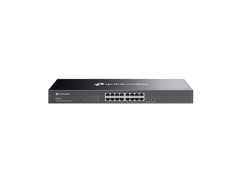 TP-LINK Omada DS1016G 10-100-1000 Mbps Çelik Kasa Rack Mount 16 Switch Siyah