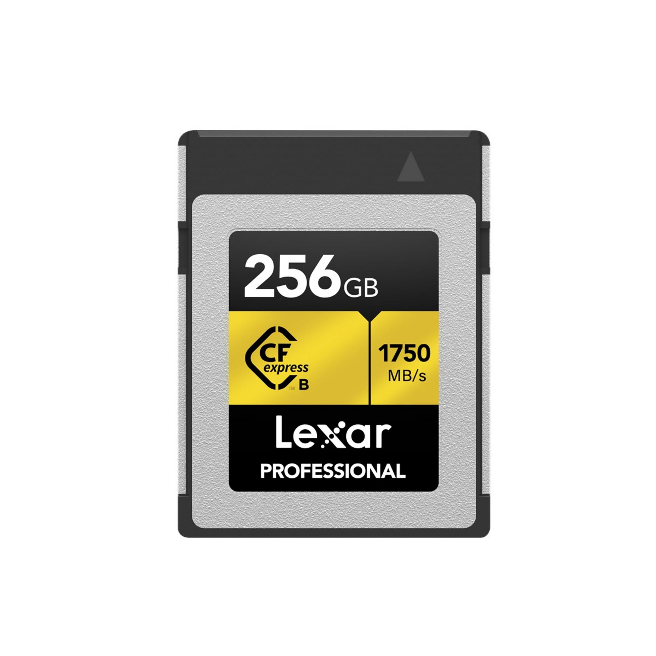 Lexar 256GB CFexpress Typ B Speicherkarte mit 1750 MB/s.