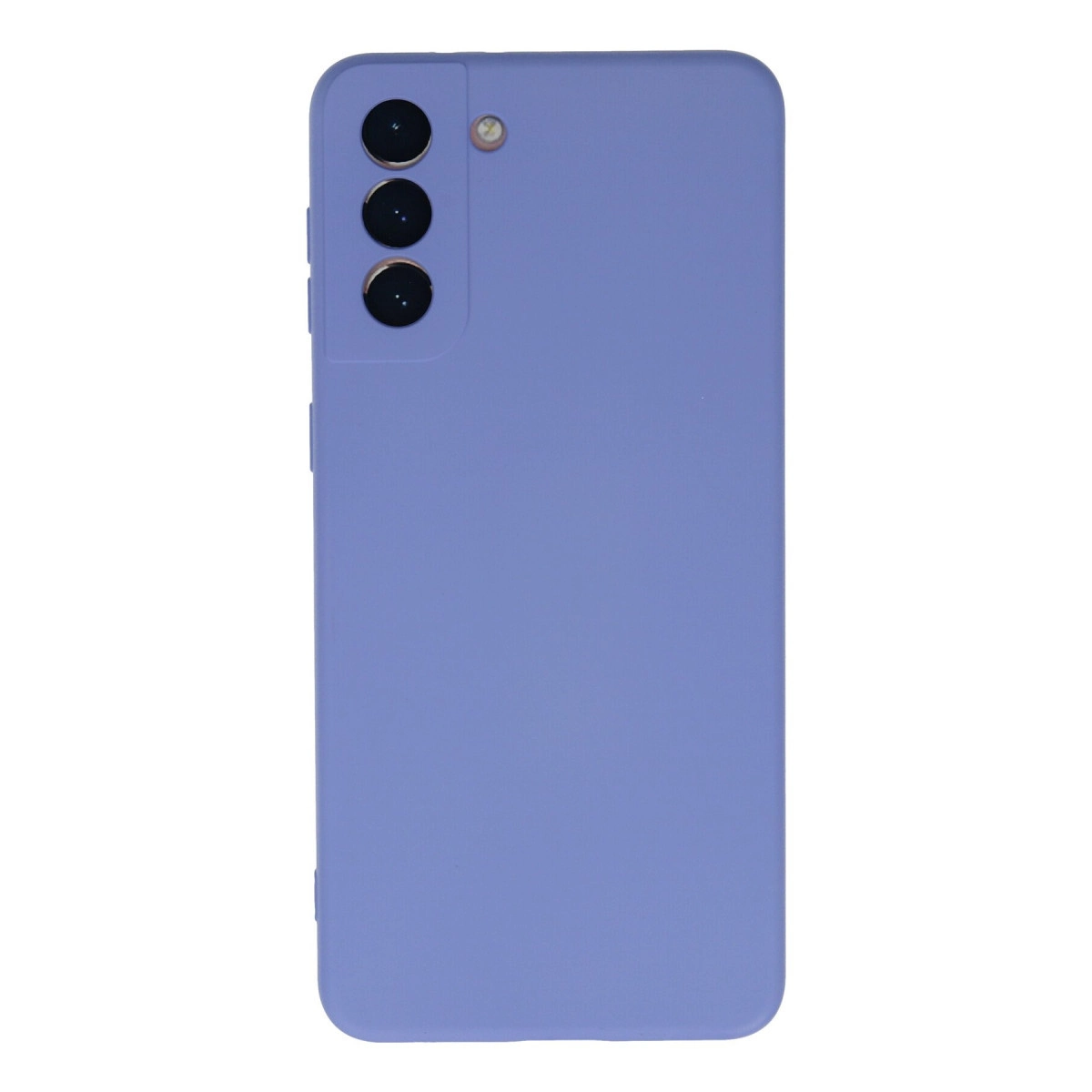 NEWFACE Samsung Galaxy S21 Plus Uyumlu Nano İçi Kadife Silikon Telefon Kılıfı Lila