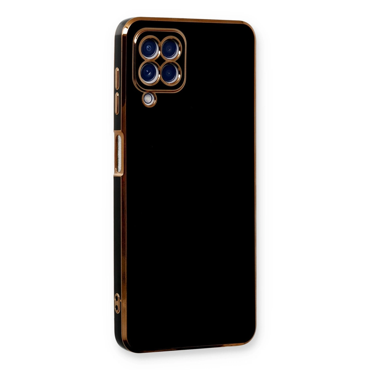 NEWFACE Samsung Galaxy A22 Uyumlu Volet Silikon Telefon Kılıfı Siyah