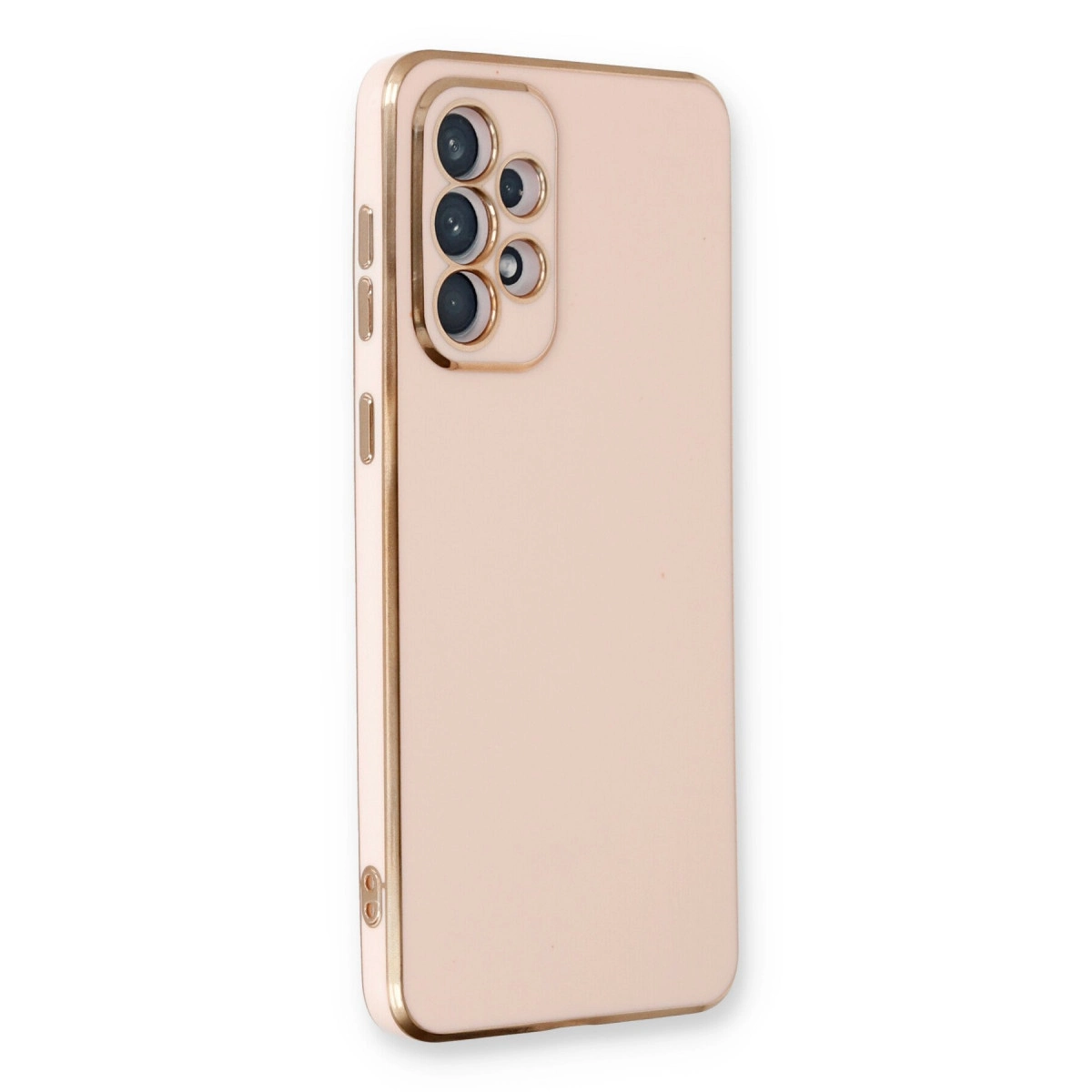 NEWFACE Samsung Galaxy A53 5G Uyumlu Volet Silikon Telefon Kılıfı Pembe
