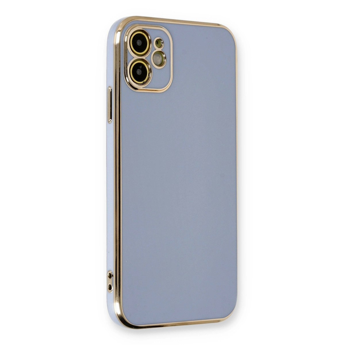 NEWFACE iPhone 11 Uyumlu Volet Silikon Telefon Kılıfı Mavi