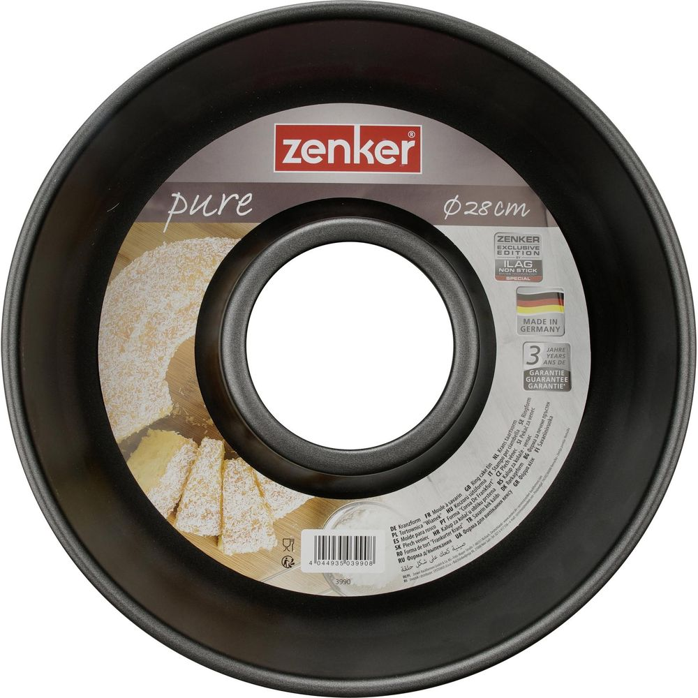Zenker Kranzform Kuchenform 28cm mit Anleitung und Garantie.