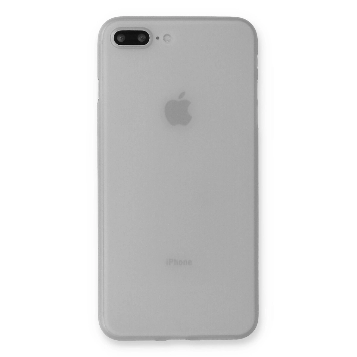 NEWFACE iPhone 7 Plus Uyumlu PP Ultra İnce Kapak Telefon Kılıfı Beyaz
