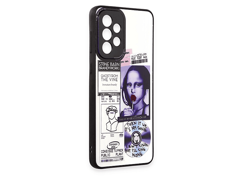 NEWFACE Samsung Galaxy A33 5G Uyumlu Mirror Desenli Kapak Telefon Kılıfı Çok Renkli