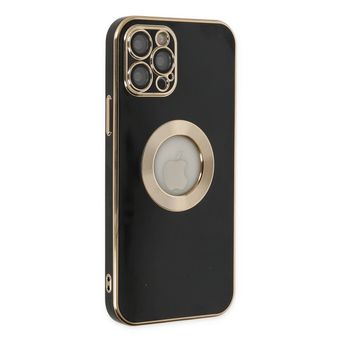 NEWFACE iPhone 12 Pro Uyumlu Store Silikon Telefon Kılıfı Siyah