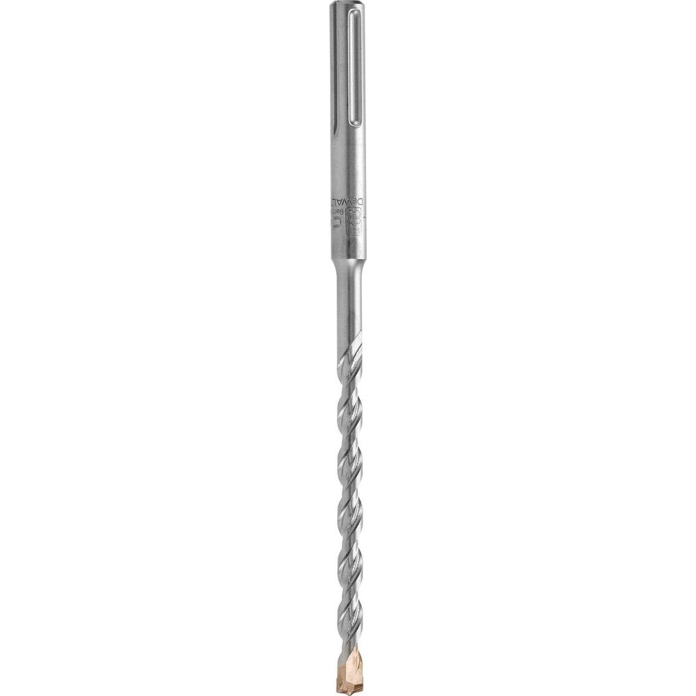 Ein metallischer Bohrer mit einem SDS-Schaft und einer Hartmetallspitze.