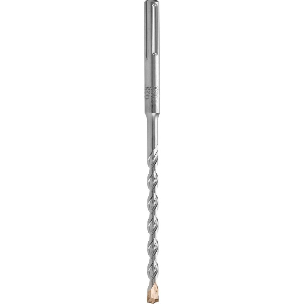 Ein metallischer Bohrer mit einer Betonspitze und einem SDS-Schaft.