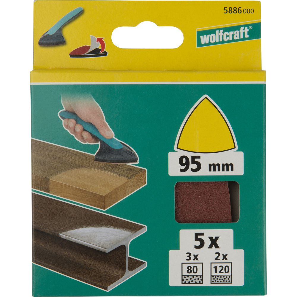 Emballage pour papier de verre, montre bois et profil métallique.