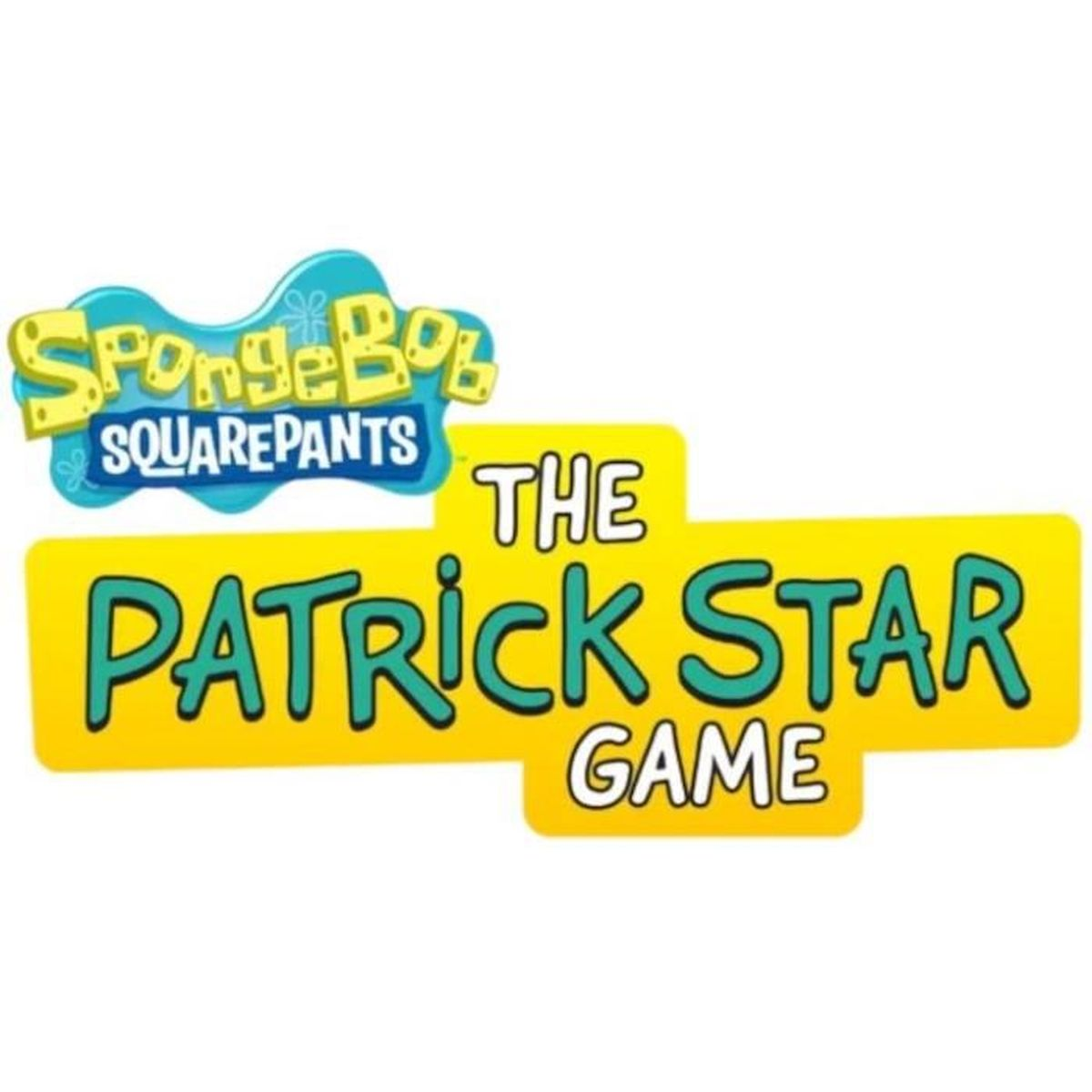 SpongeBob: Il logo del gioco di Patrick Stella.