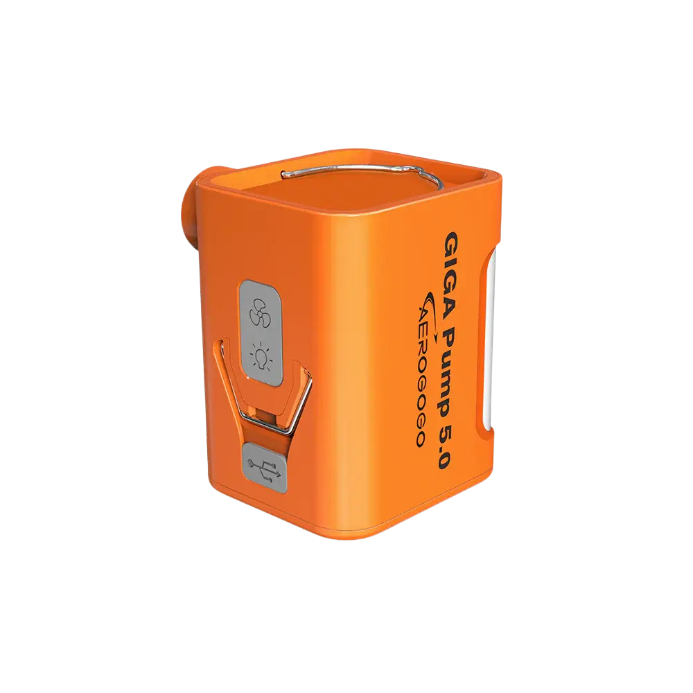 AEROGOGO Aerogogo GIGA Pump 5.0 | Ultra Hızlı Şişirme & Vakum Pompası, LED Işıklı (260 L/dk, 5 kPa) Şarjlı Hava Pompası