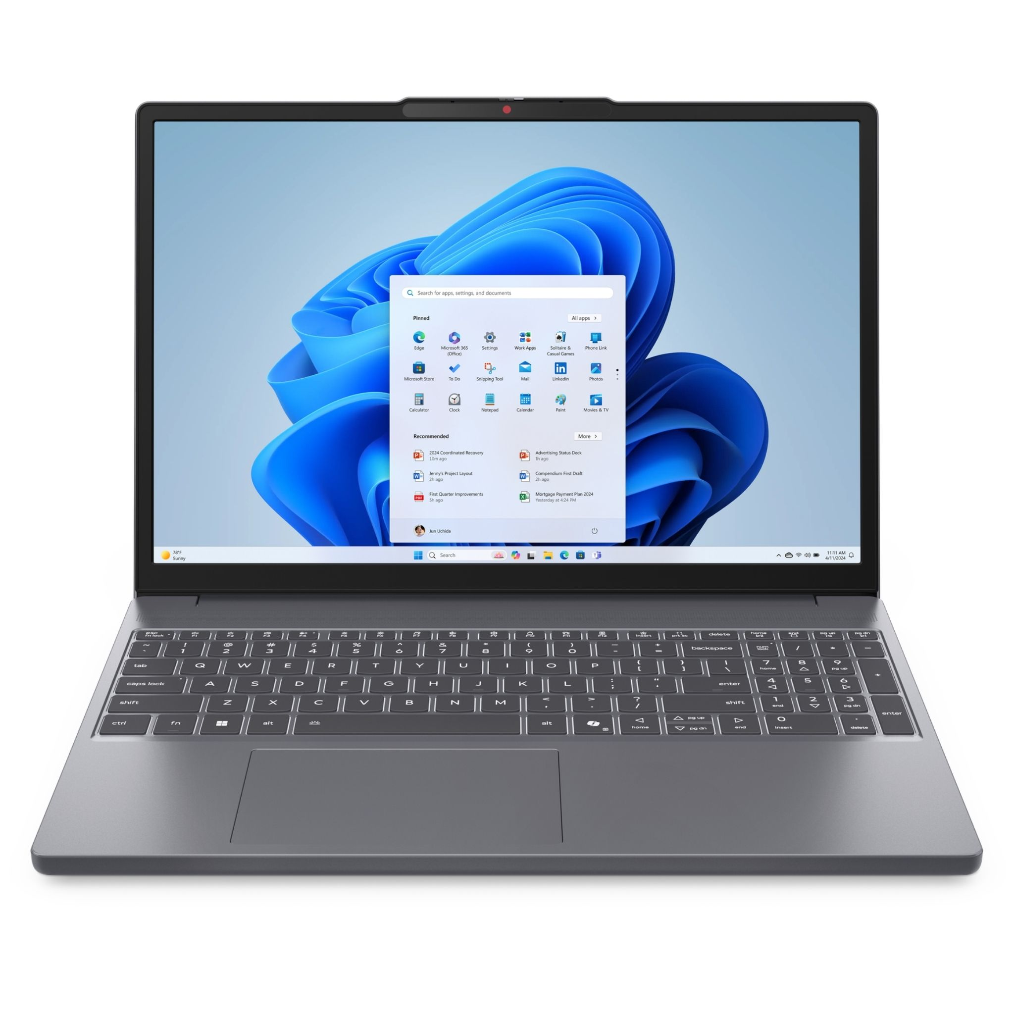 LENOVO IdeaPad Slim 3 83K100Q0TR020 WUXGA Intel Core i5-13420H 8 GB RAM 256 GB SSD 15,3 inç Windows 11 Pro Laptop Koyu Gri