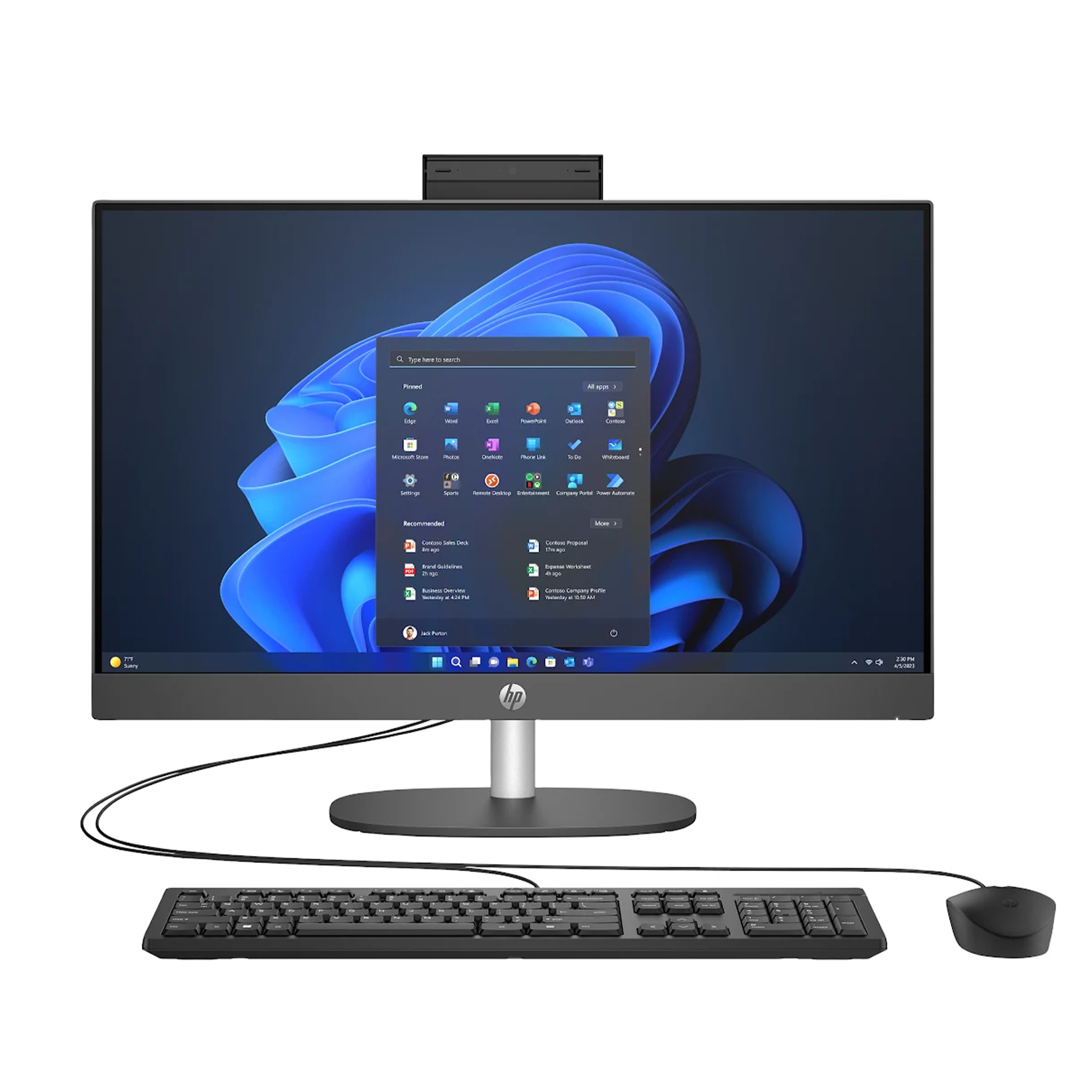 HP Pro 240 G10 D1GD0ET 001A011 FHD Intel Core Ultra 5 125U 64 GB 1 TB 23,8 inç FreeDOS All In One Bilgisayar Gri