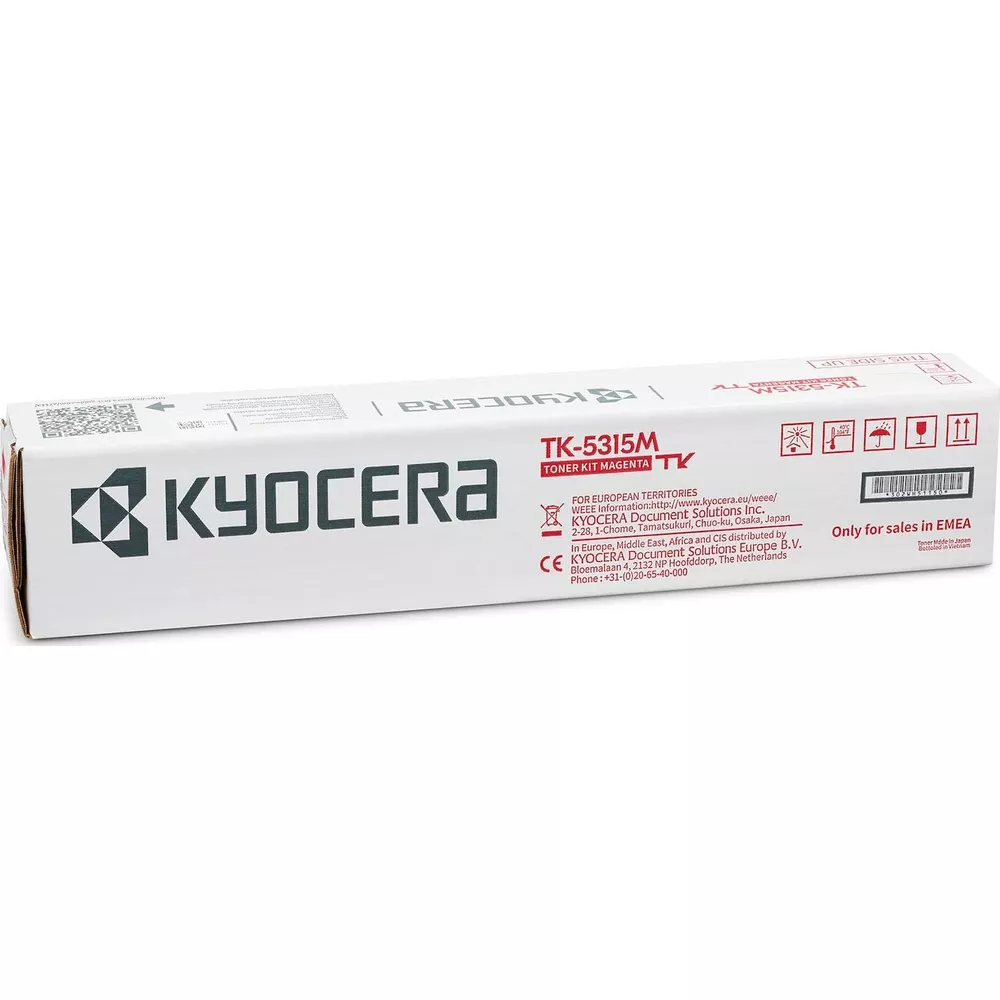 Kit de toner Kyocera TK-5315M, magenta, en emballage blanc.
