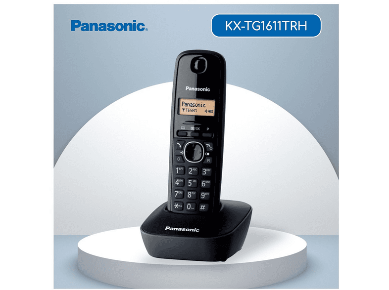 PANASONIC KX TG1611 Dect Telefon Siyah Fiyat & Özellik | MediaMarkt