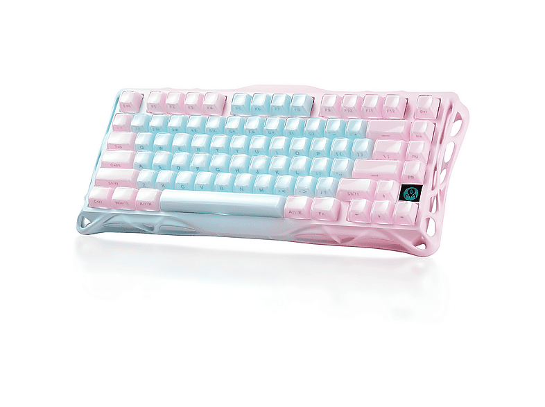 GravaStar Mercury K1 Lite RGB Kablosuz Mekanik İngilizce Q Gaming Klavye Aurora Mist