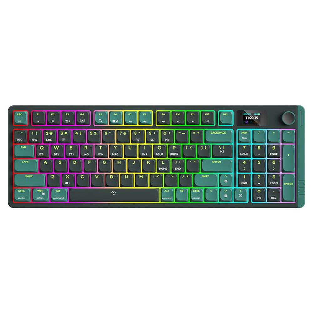 AIGO S99 Red Switch Mekanik (İngilizce) Kablosuz Gaming Klavye Misty Forest
