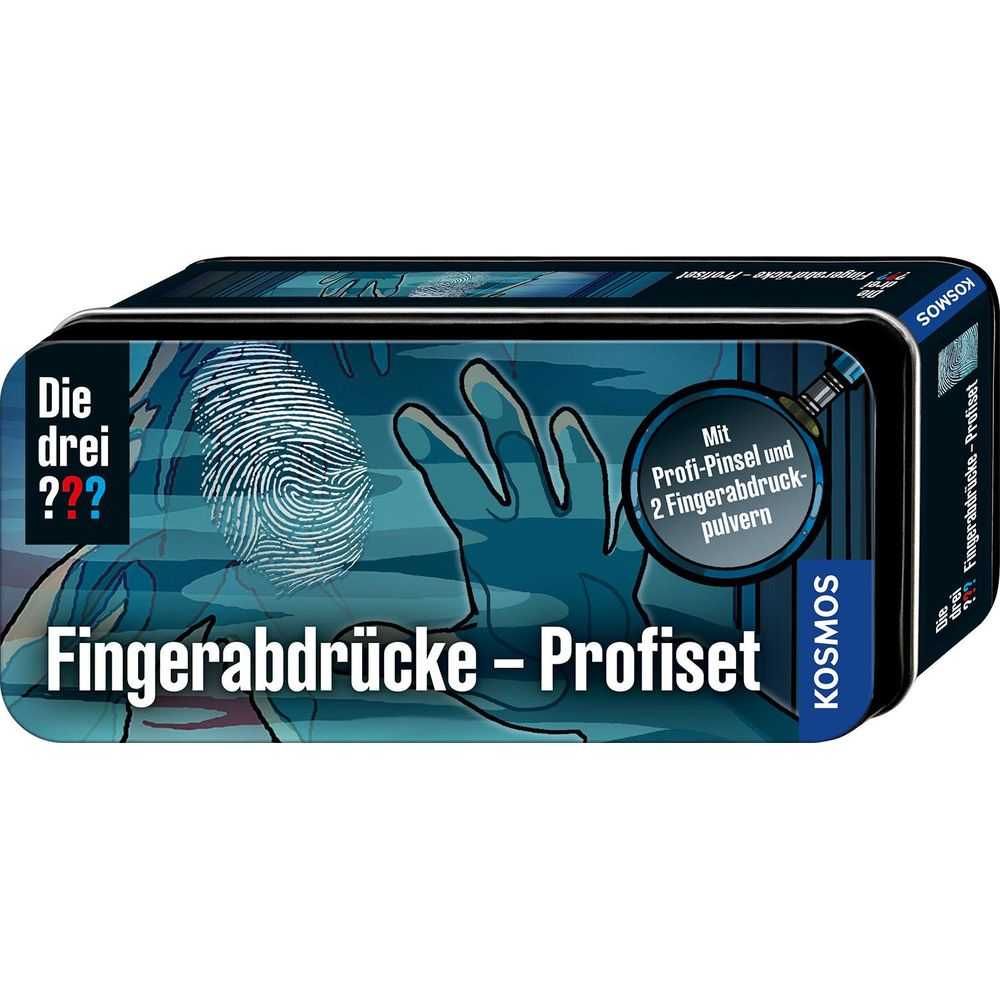 Die drei ??? Fingerabdruck-Profiset mit Lupe, Pinsel und Pulver.