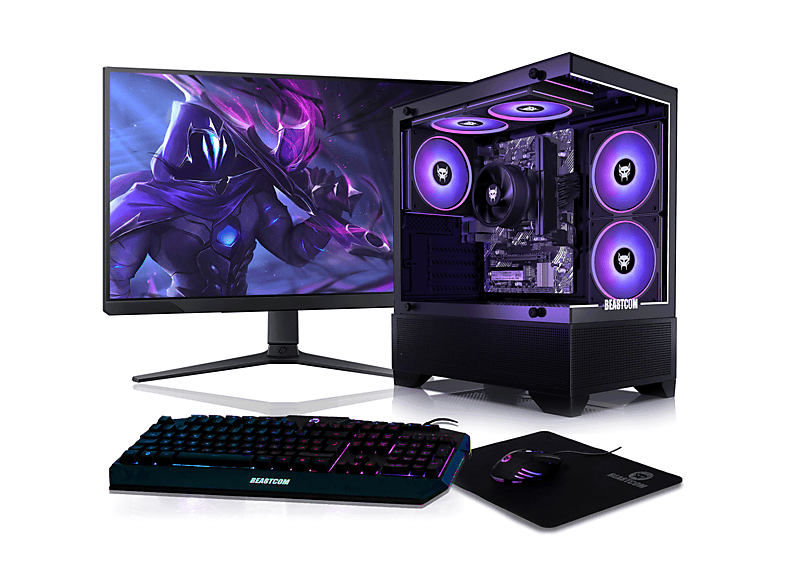 BEASTCOM Q3 | Essential Gaming, Gaming-PC Komplettsystem mit AMD Ryzen ...