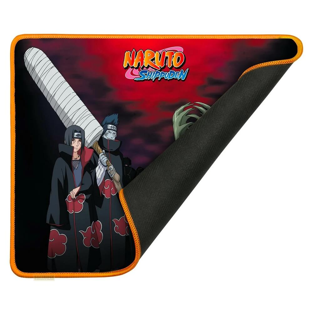 Podkładka pod mysz Naruto Shippuden z Itachim i Kisame na tle czerwonego nieba.