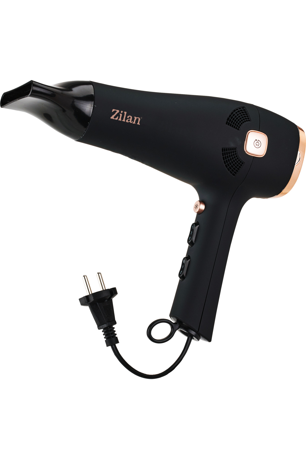 ZILAN ZLN9143 Themis İyonik Fonksiyonlu Otomatik Kablo Toplamalı Saç Kurutma 2000 W Fön Makinesi Siyah