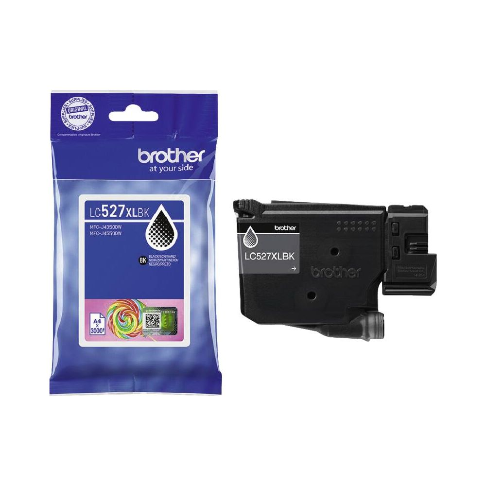 Tusz Brother LC527XLBK i opakowanie, czarny.