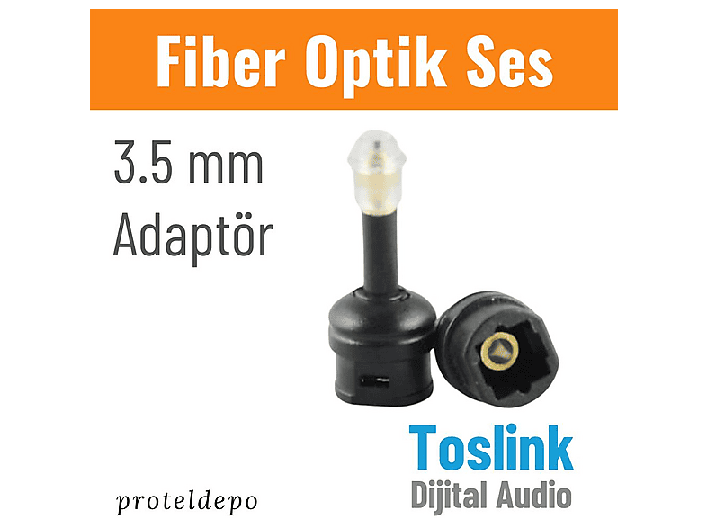 IRENIS Toslink Ses Kablo için 3.5mm Dönüştürücü Fiber Optik Kablo Siyah