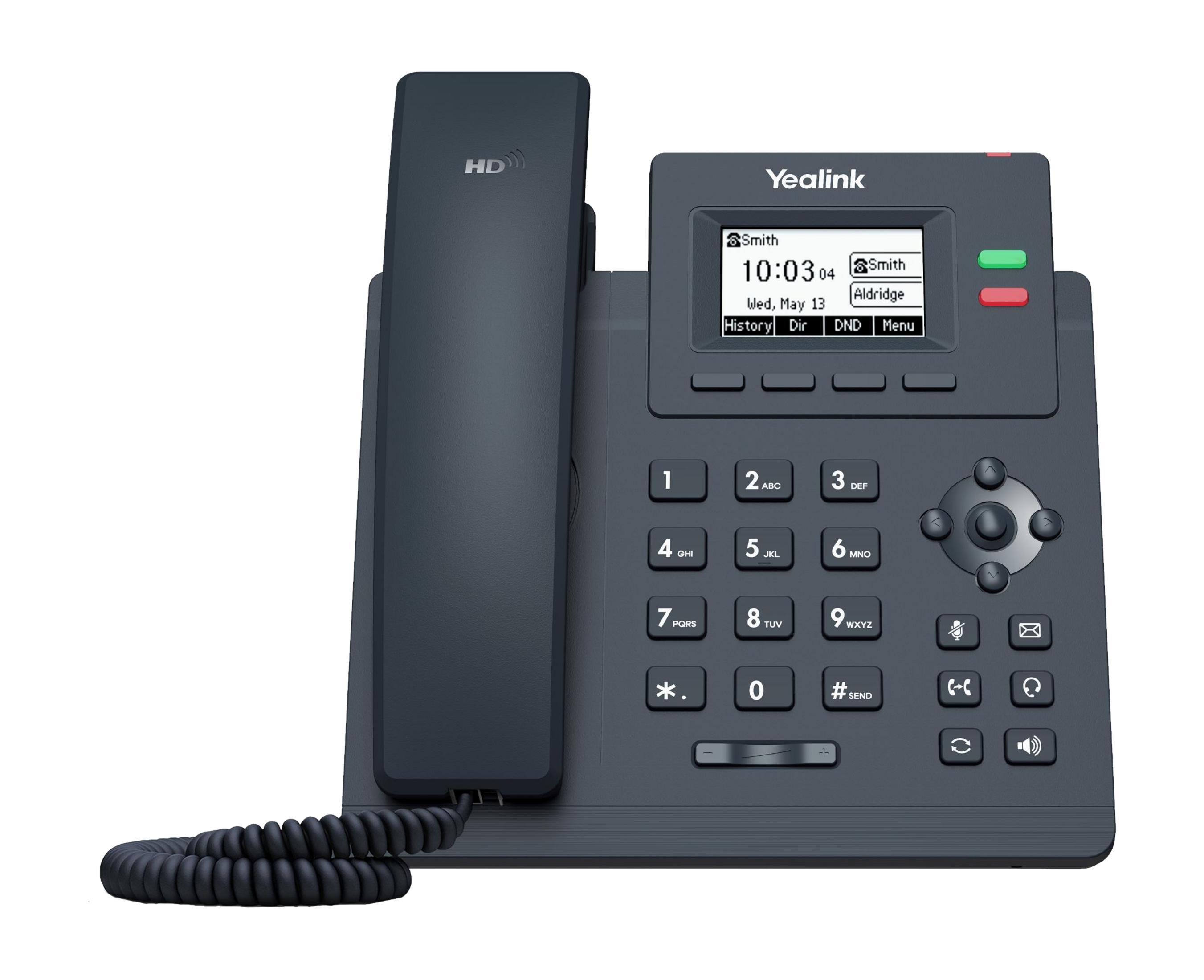 YEALINK T31P Masaüstü IP Telefon Siyah