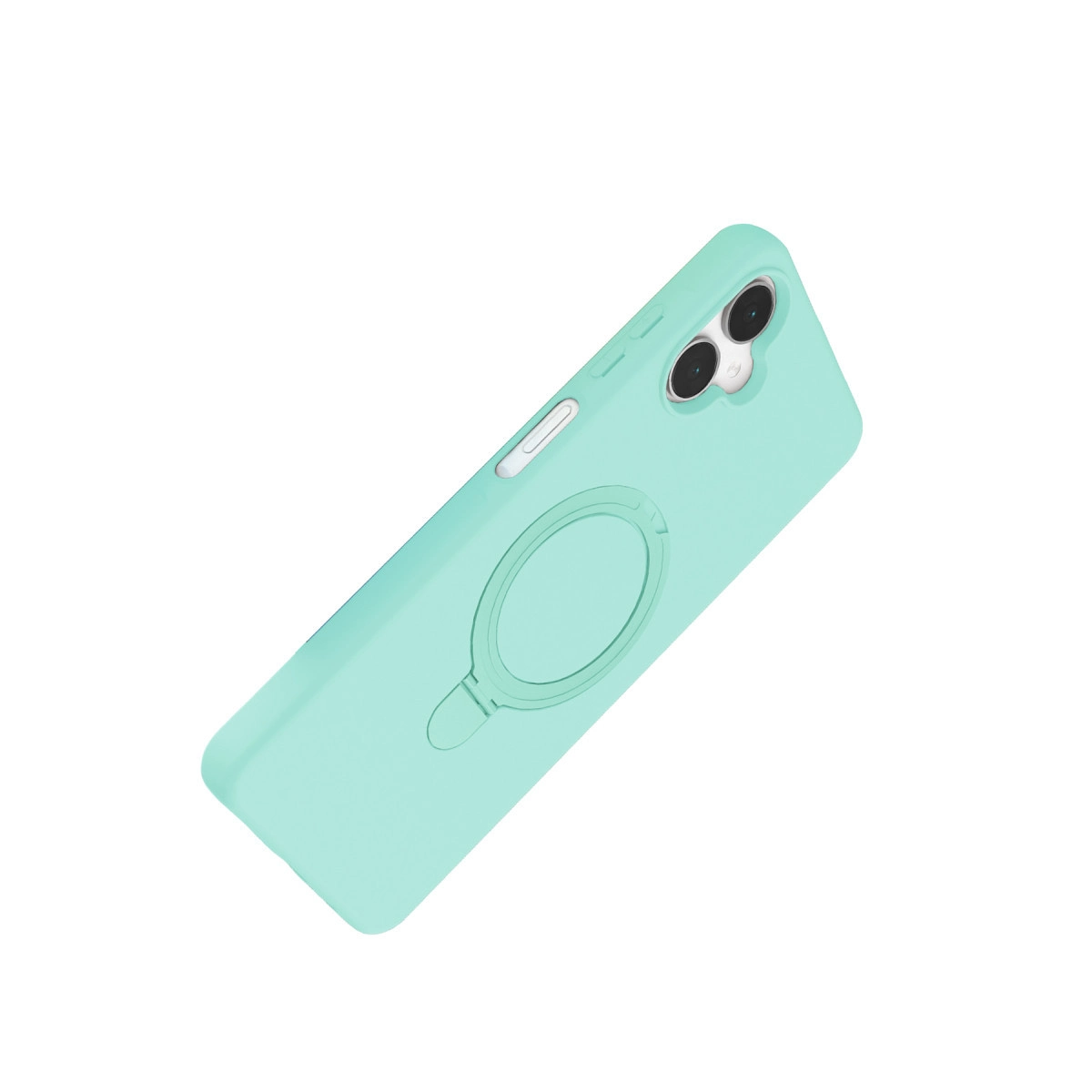 Halkalı tutuculu turkuaz telefon kılıfı
