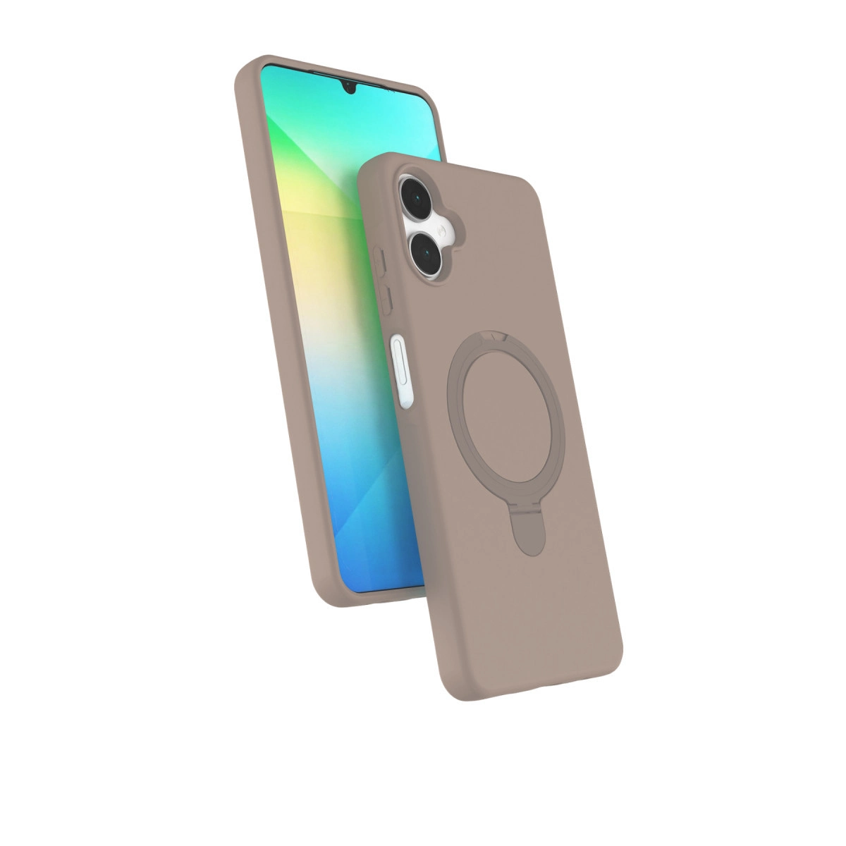 NEWFACE Samsung Galaxy A06 Uyumlu Regal Magsafe Standlı Kapak Telefon Kılıfı Çöl Titanyum