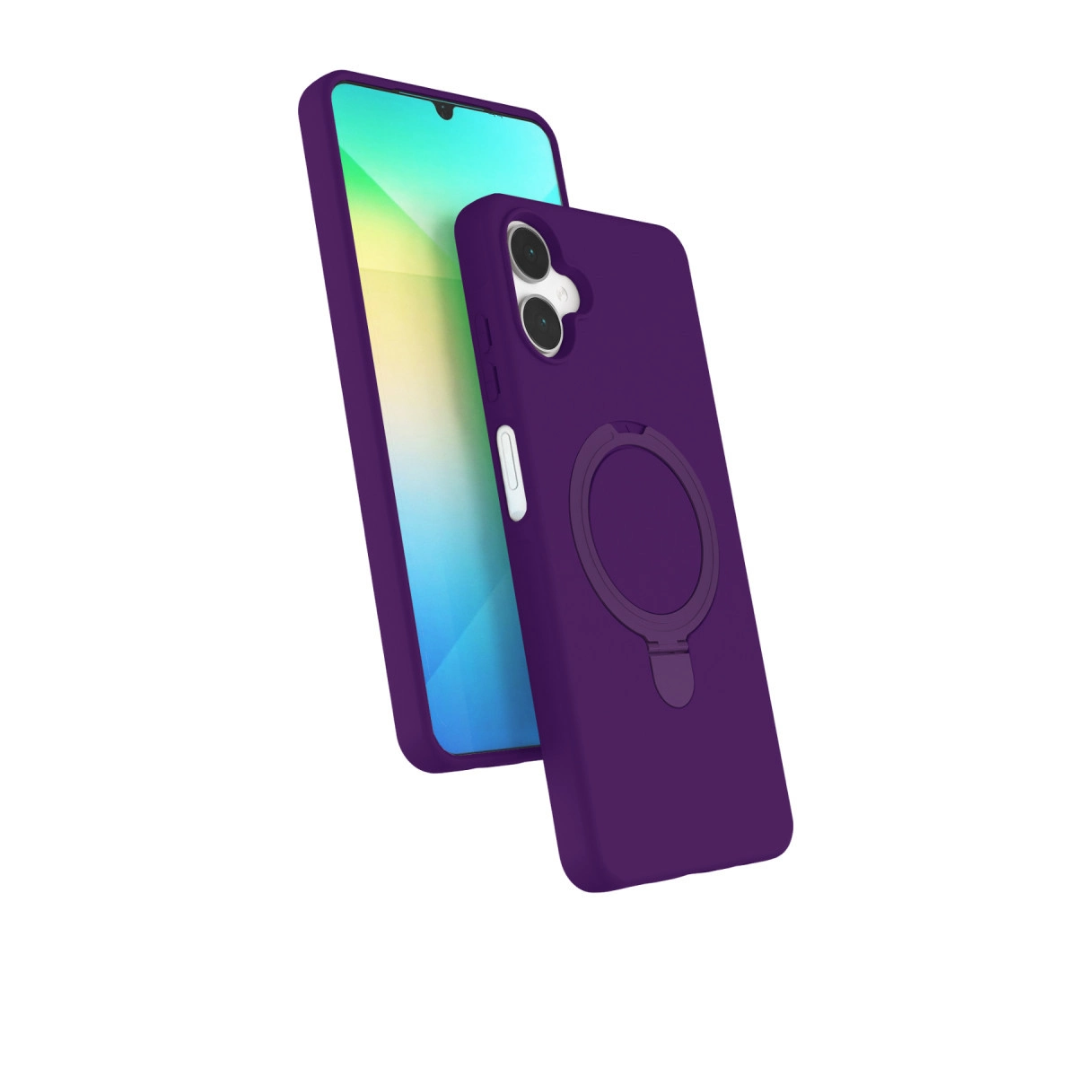 NEWFACE Samsung Galaxy A06 Uyumlu Regal Magsafe Standlı Kapak Telefon Kılıfı Derin Mor
