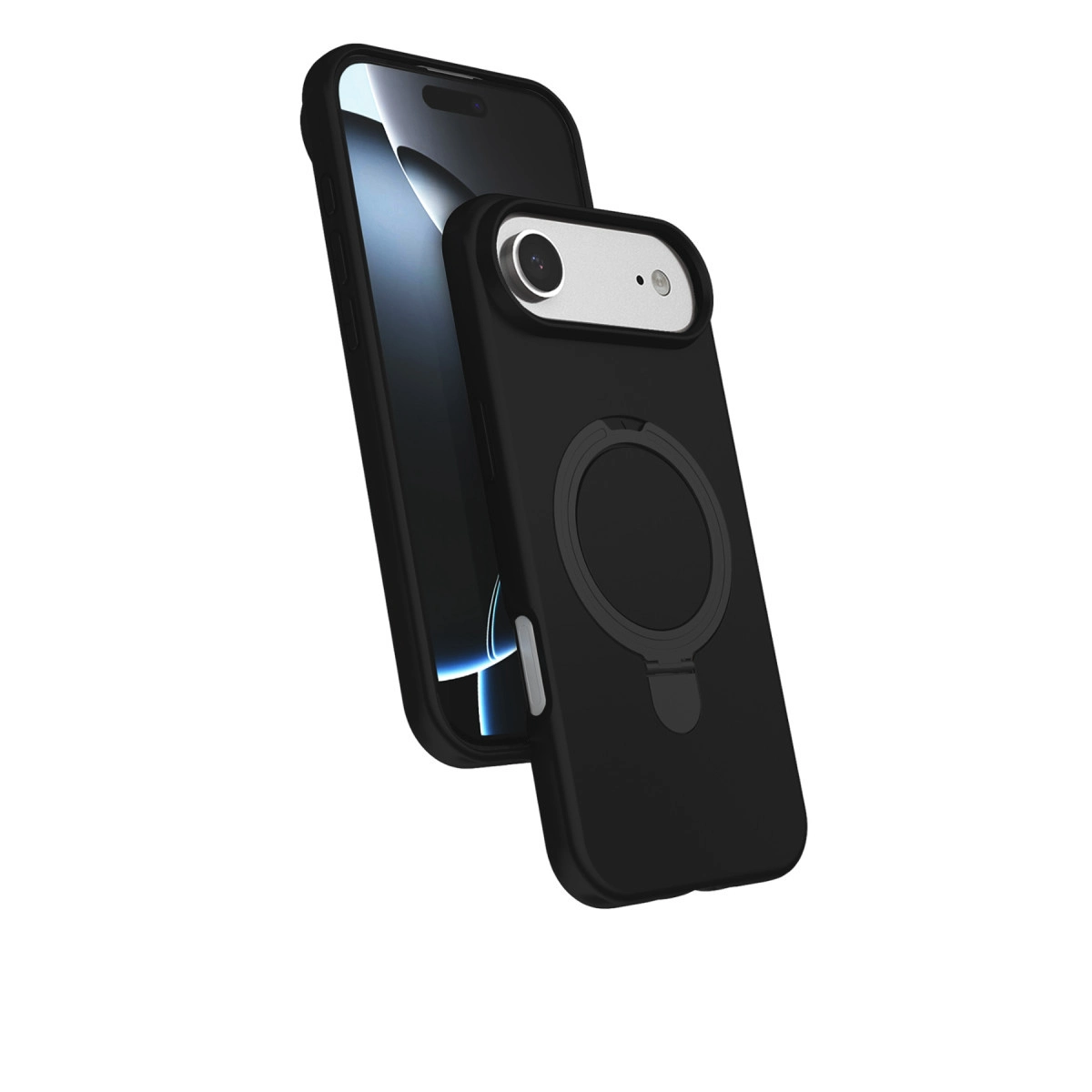 NEWFACE iPhone 17 Air Uyumlu Regal Magsafe Standlı Kapak Telefon Kılıfı Siyah