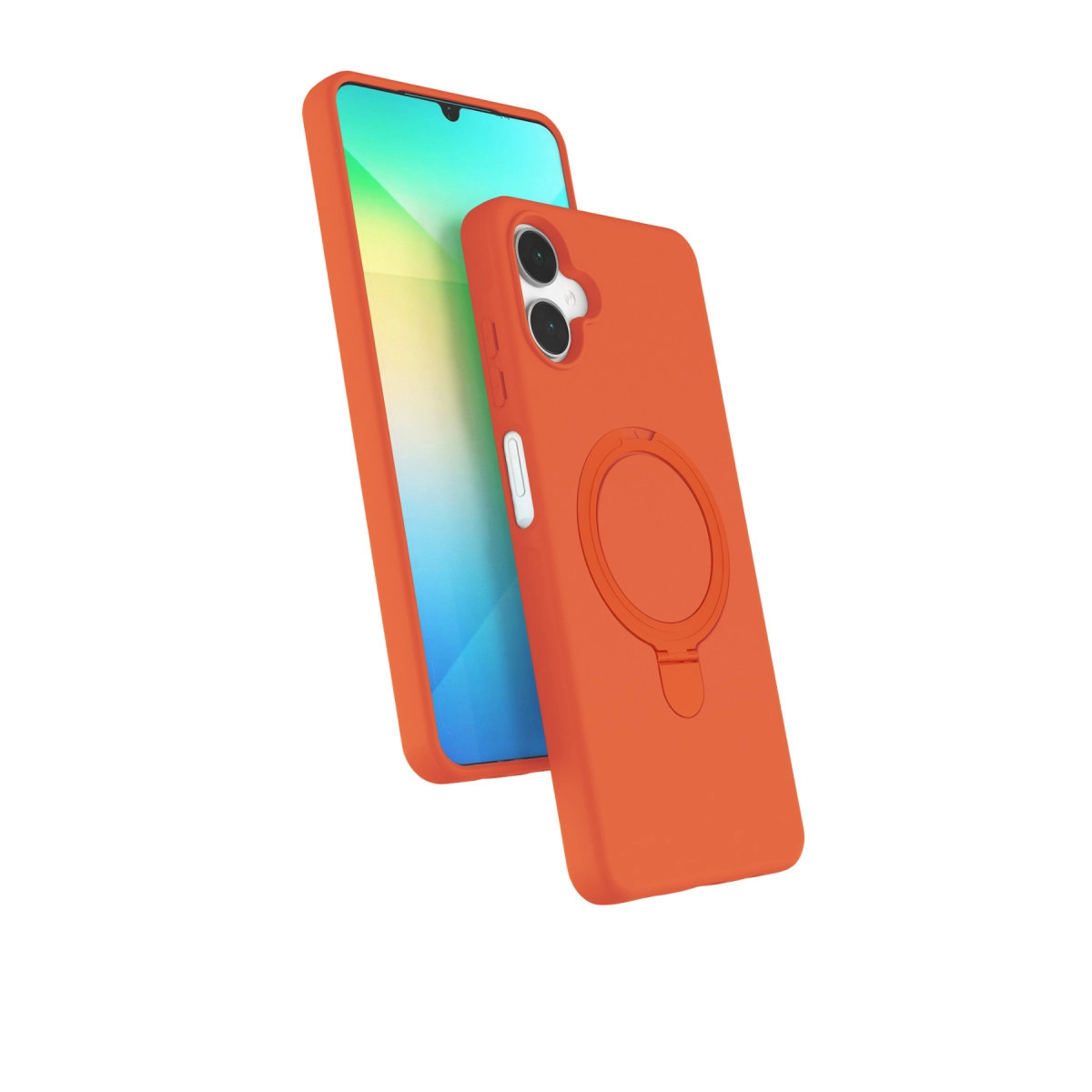 NEWFACE Samsung Galaxy A06 Uyumlu Regal Magsafe Standlı Kapak Telefon Kılıfı Turuncu